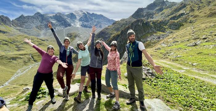 Les monos et le Petit Combin