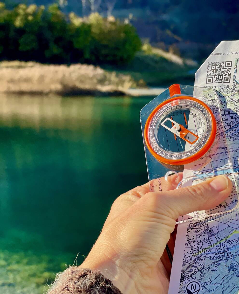 Carte et boussole